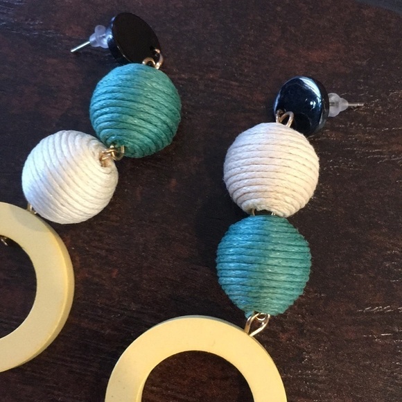 Hot summer boho rope ball gypsy Earrings jewelry - Picture 8 of 8